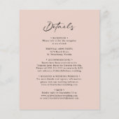 Das ganze Budget in einer kalligraphischen Rose Ho (Rückseite)