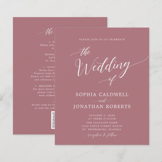 Das ganze Budget in einer Rose (Vorne/Hinten)