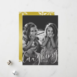 Das ganze Foto des "All Way Gold Froher Festtage" Feiertagskarte