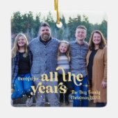 Das ganze Jahr Foto Weihnachtsschmuck (Vorderseite)