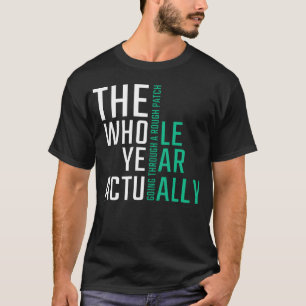 Das ganze Jahr über eigentlich das Büro Zitat Freu T-Shirt