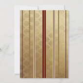 Das ganze neue Jahr des Glitzer Einladung (Rückseite)