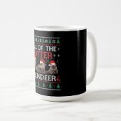 Das ganze Otter Rentier Weihnachtskraut Kaffeetasse (VorderseiteRechts)