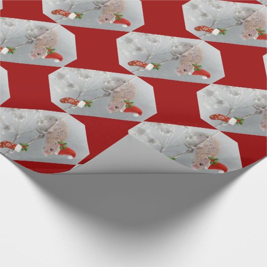 Das ganze Set über Weihnachtswein - Weihnachten Geschenkpapier (Ecke)