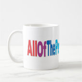 Das ganze Volk der Welt Kaffeetasse (Links)