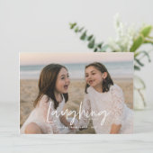 Das ganze Weiß lachen Feiertagskarte (Stehend Vorderseite)