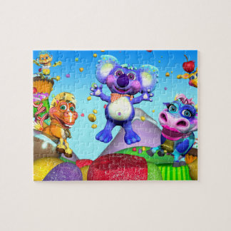 Das ganzes kleine Regentropfen-Spaß-Puzzlespiel Puzzle