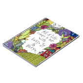 Das ganzes Leben kommt zu mir mit EJG Notizbuch Notizblock (Linke Seite)