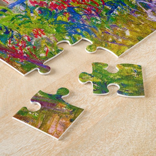 Das Garden Gate at Vetheuil Claude Monet belebt Puzzle (Seite)