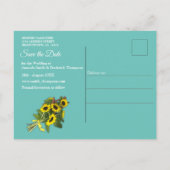 Das Garden-Party Ankündigungspostkarte (Rückseite)