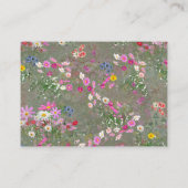 Das Garden-Party Begleitkarte (Rückseite)