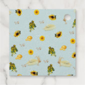 Das Garden Party Foil Gefallen Tags (Rückseite)