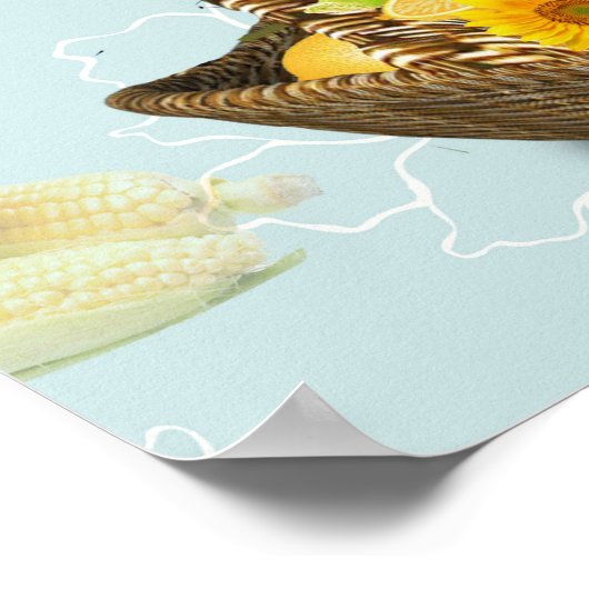 Das Garden-Party Poster (Ecke)