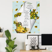 Das Garden-Party Poster (Heimbüro)