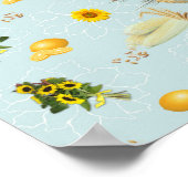 Das Garden-Party Poster (Ecke)