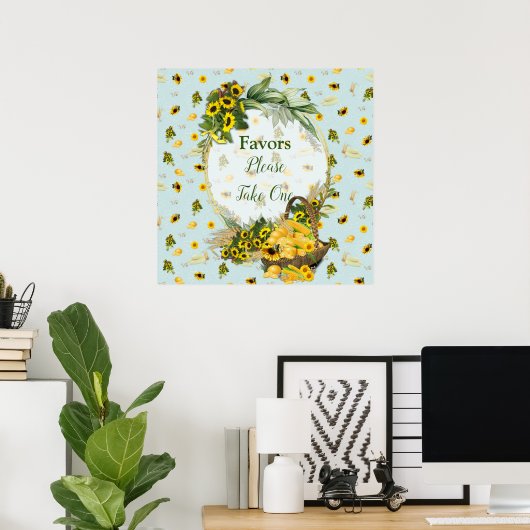 Das Garden-Party Poster (Heimbüro)