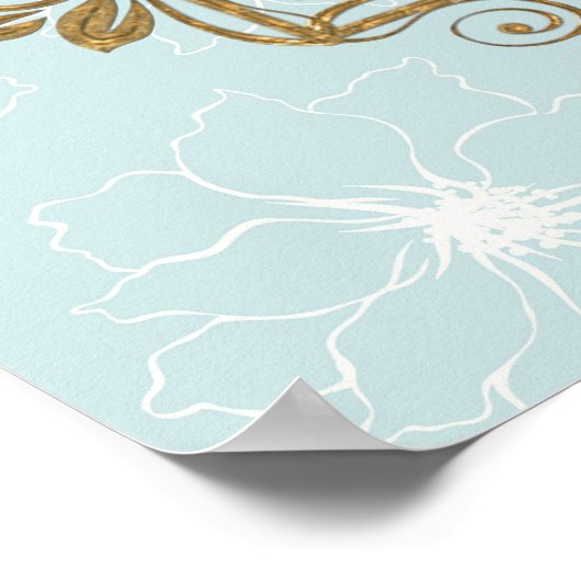 Das Garden Party Poster (Ecke)