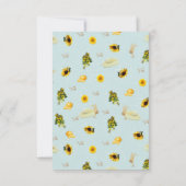 Das Garden-Party RSVP Karte (Rückseite)