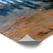 Das Gare Saint-Lazare von Claude Monet Poster (Ecke)
