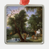Das Garten Eden, 1659 Ornament Aus Metall (Vorne)
