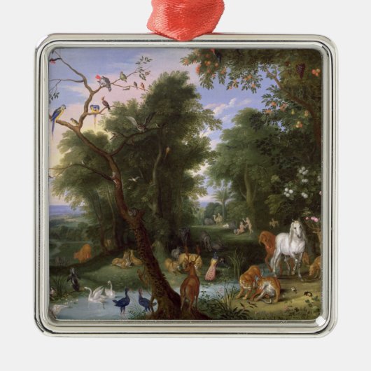 Das Garten Eden, 1659 Ornament Aus Metall (Vorne)