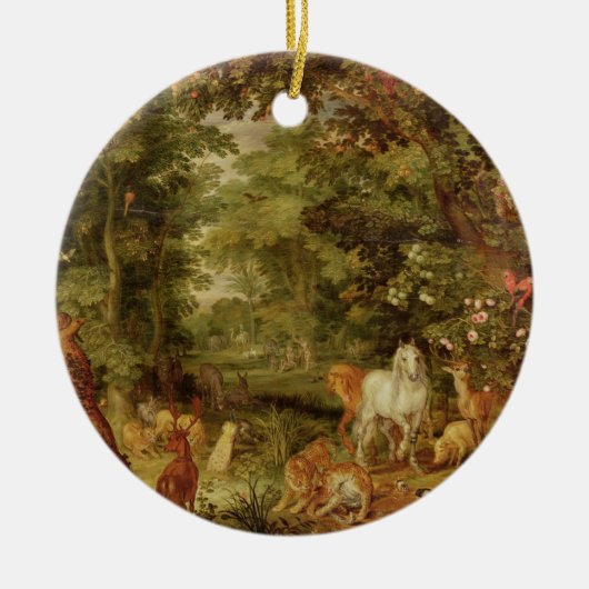 Das Garten Eden; im Hintergrund das Temptati Keramik Ornament (Vorne)