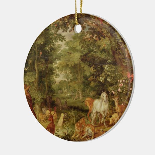 Das Garten Eden; im Hintergrund das Temptati Keramik Ornament (Links)