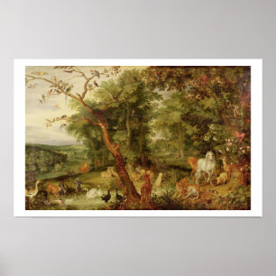 Das Garten Eden; im Hintergrund das Temptati Poster