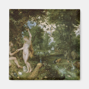 Das Garten Eden mit dem Fall des Mannes, c.1615 Magnet