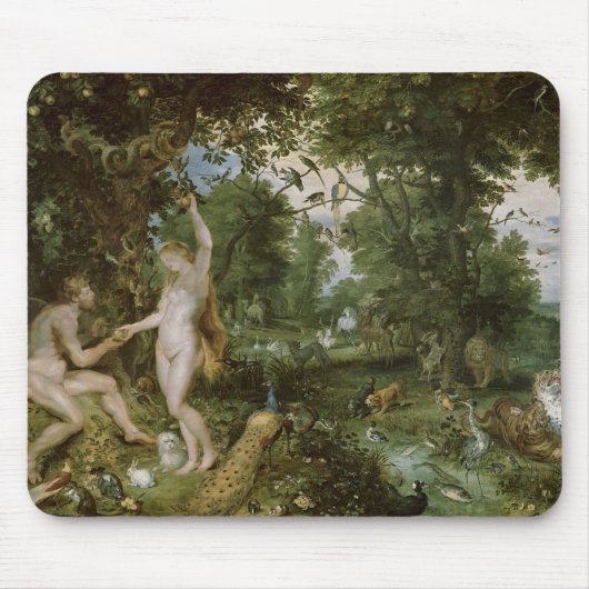 Das Garten Eden mit dem Fall des Mannes, c.1615 Mousepad (Vorne)