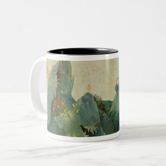 Das Garten Eden Zweifarbige Tasse (Vorderseite Links)