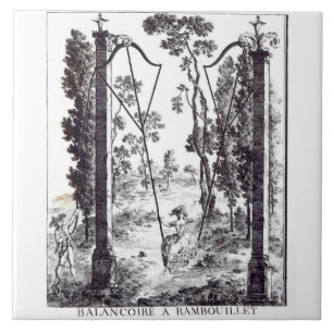 Das Garten-Schwingen in Rambouillet, von Fliese