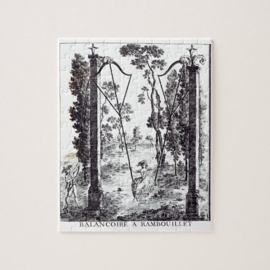 Das Garten-Schwingen in Rambouillet, von Puzzle (Vertikal)