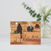 Das Gartenbild von Hugo Simberg Postkarte (Stehend Vorderseite)