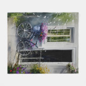 Das Gartenfahrrad Fleecedecke (Vorderseite (Horizontal))