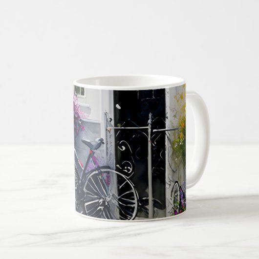 Das Gartenfahrrad Kaffeetasse (VorderseiteRechts)