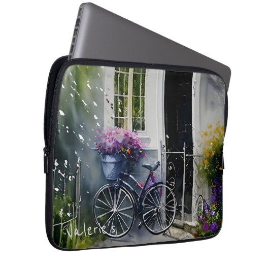 Das Gartenfahrrad Laptopschutzhülle (Vorne Rechts)