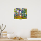 Das Gartentor bei Vetheuil Claude Monet Poster (Küche)