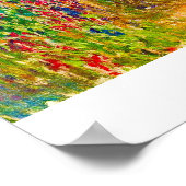 Das Gartentor bei Vetheuil Claude Monet Poster (Ecke)