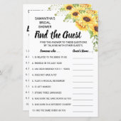 Das Gästebuch-Brautparty auf Englisch finden (Vorne/Hinten)