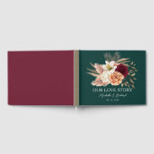 Das Gästebuch der Liebe Emerald Floral (Voll)