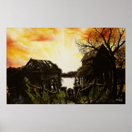 Das Gate Poster Oil-Gemälde