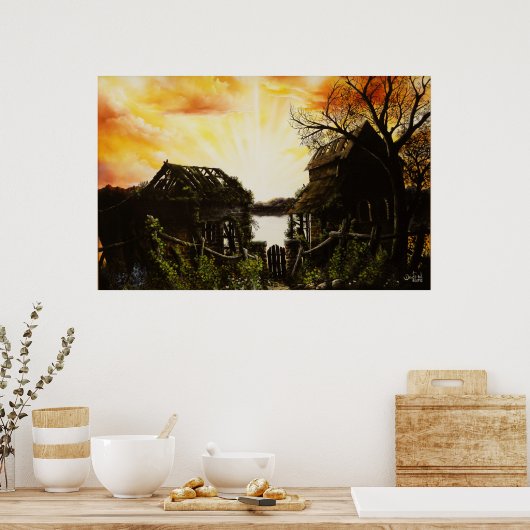 Das Gate Poster Oil-Gemälde (Küche)