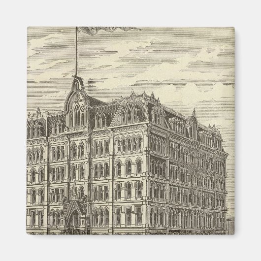 Das Gebäude am See, Chicago Magnet (Vorne)