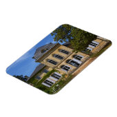 Das Gebäude des Hauptschlosses, renoviert durch Magnet (Linke Seite)