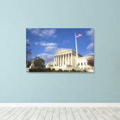 Das Gebäude des Obersten Gerichtshofs der Staaten  Leinwanddruck (Insitu (Holzboden))