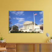 Das Gebäude des Obersten Gerichtshofs der Staaten  Leinwanddruck (Insitu (Wohnzimmer))