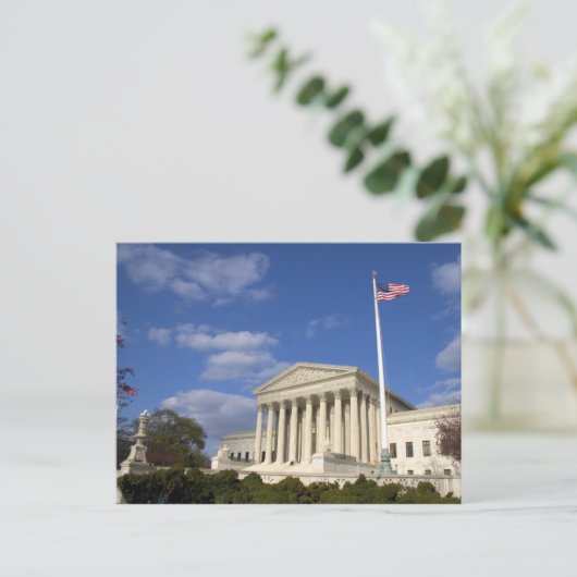 Das Gebäude des Obersten Gerichtshofs der Staaten  Postkarte (Stehend Vorderseite)