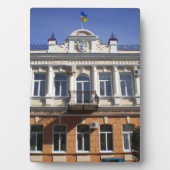 Das Gebäude des Stadtrats von Melitopol Fotoplatte (Vorderseite)