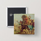 Das Gebäude des Trojan Horse, c.1760 Button (Vorne & Hinten)